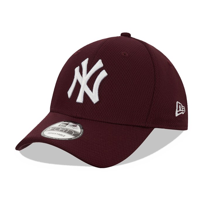 New York Yankees 9FORTY Lippis Viininpunainen - New Era Lippikset Suomi FI-390147